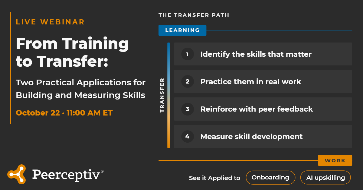 From Training to Transfer: 2 Practical Applications for Building and Measuring Skills